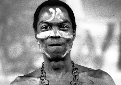 Fela Kuti smiling