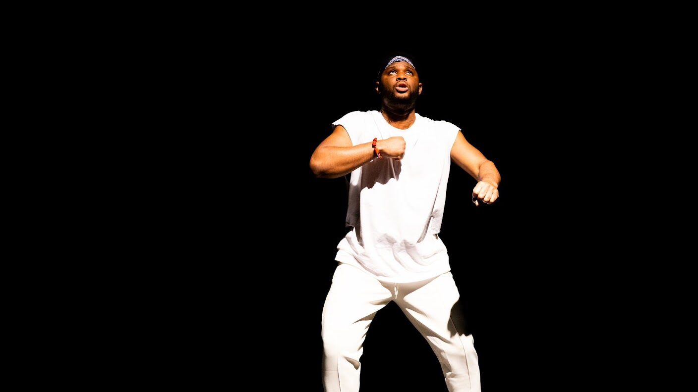 Joshua Effi during a dance performance