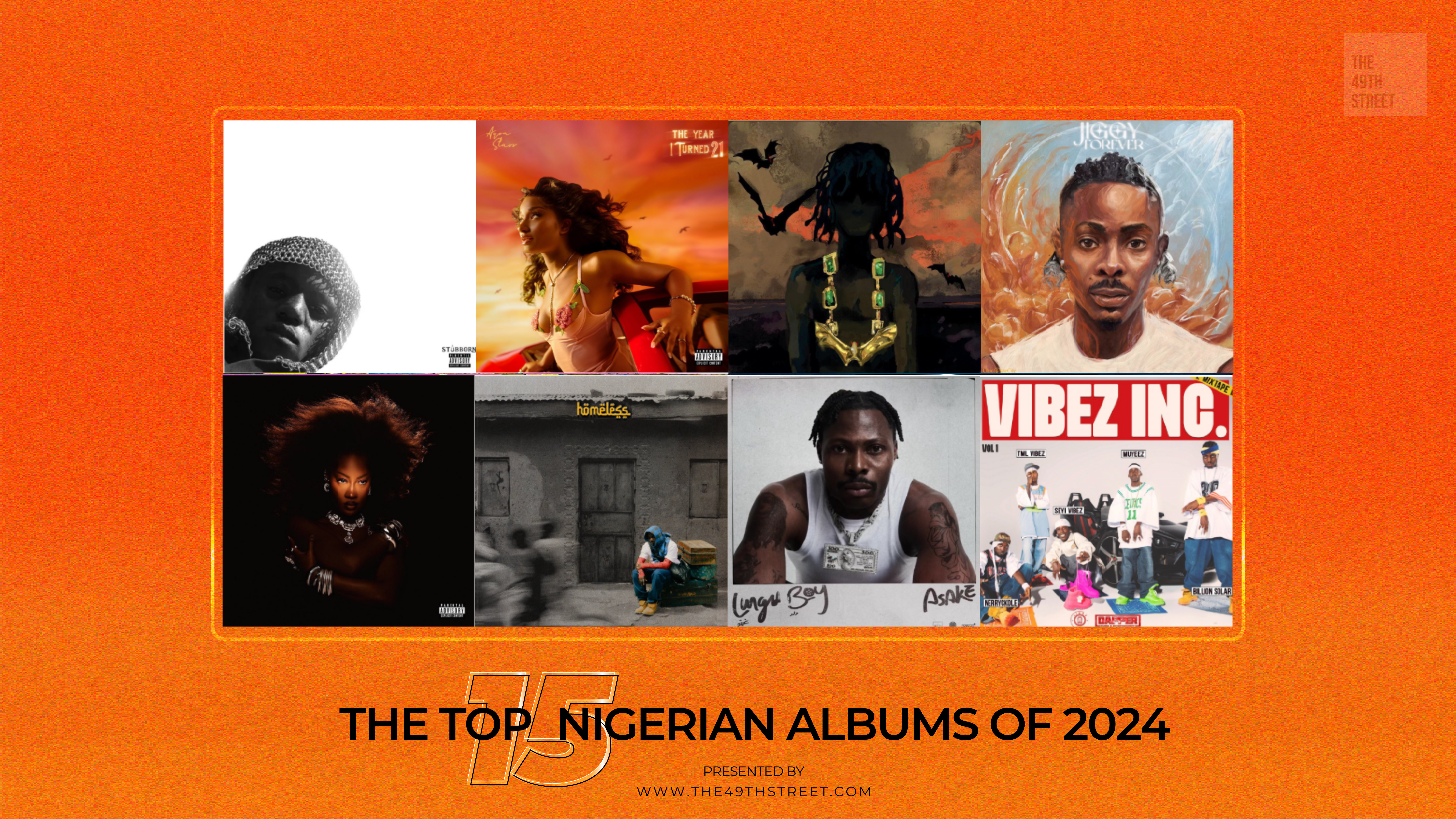 top 15 Nigerian Albums of 2024