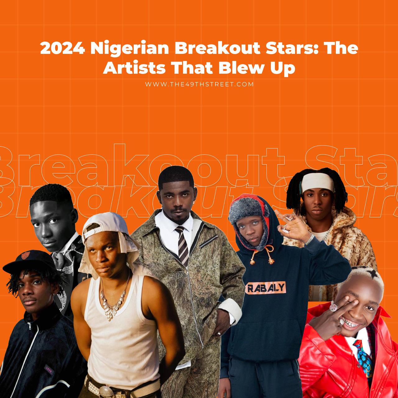 Breakout Stars cover featuring Llona, Ayo Maff, Muyeez, and more