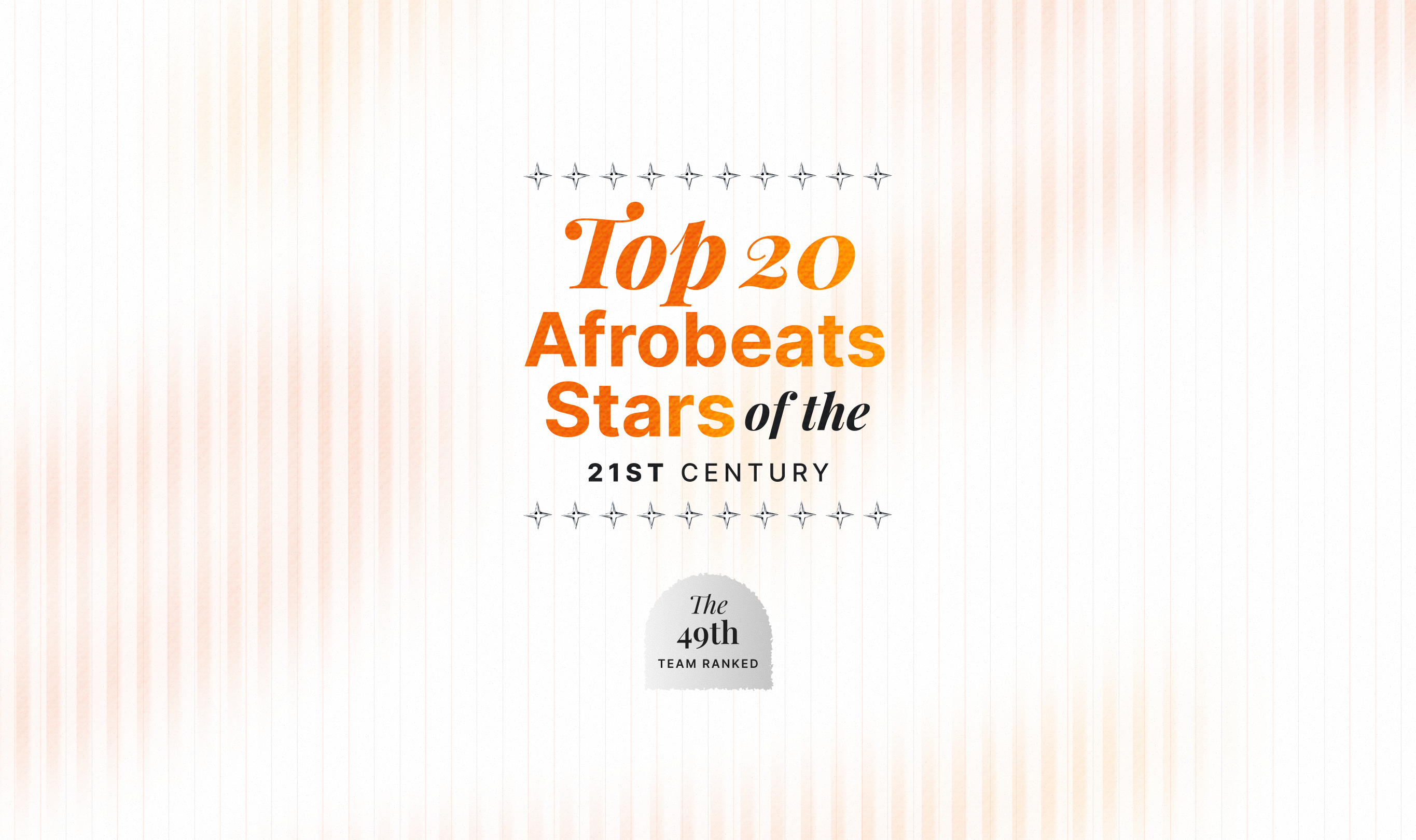 Top 20 Afrobeats Stars of the 21st Century