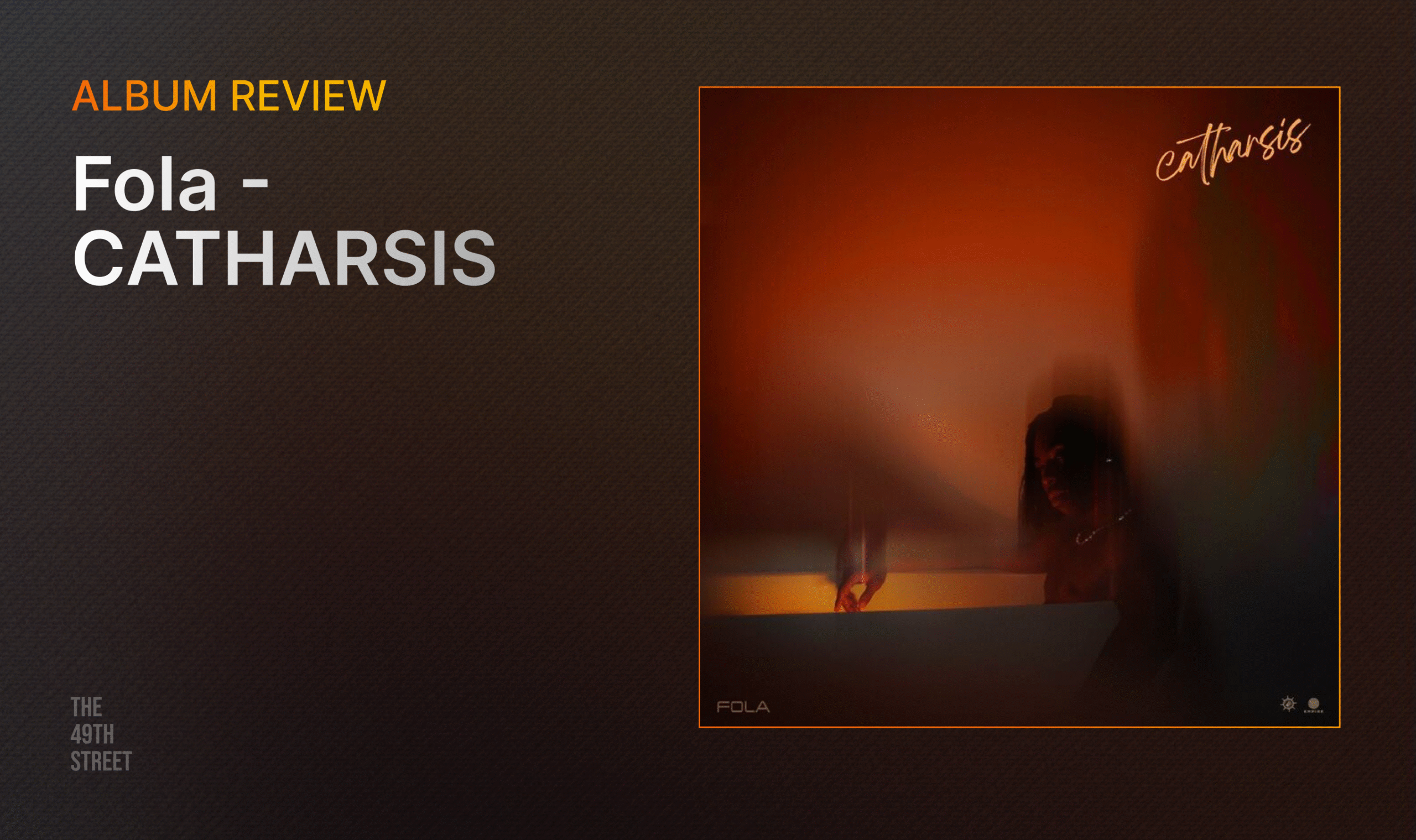 FOLA - Catharsis: A Masterful Afrobeats Journey of Love and Ambition