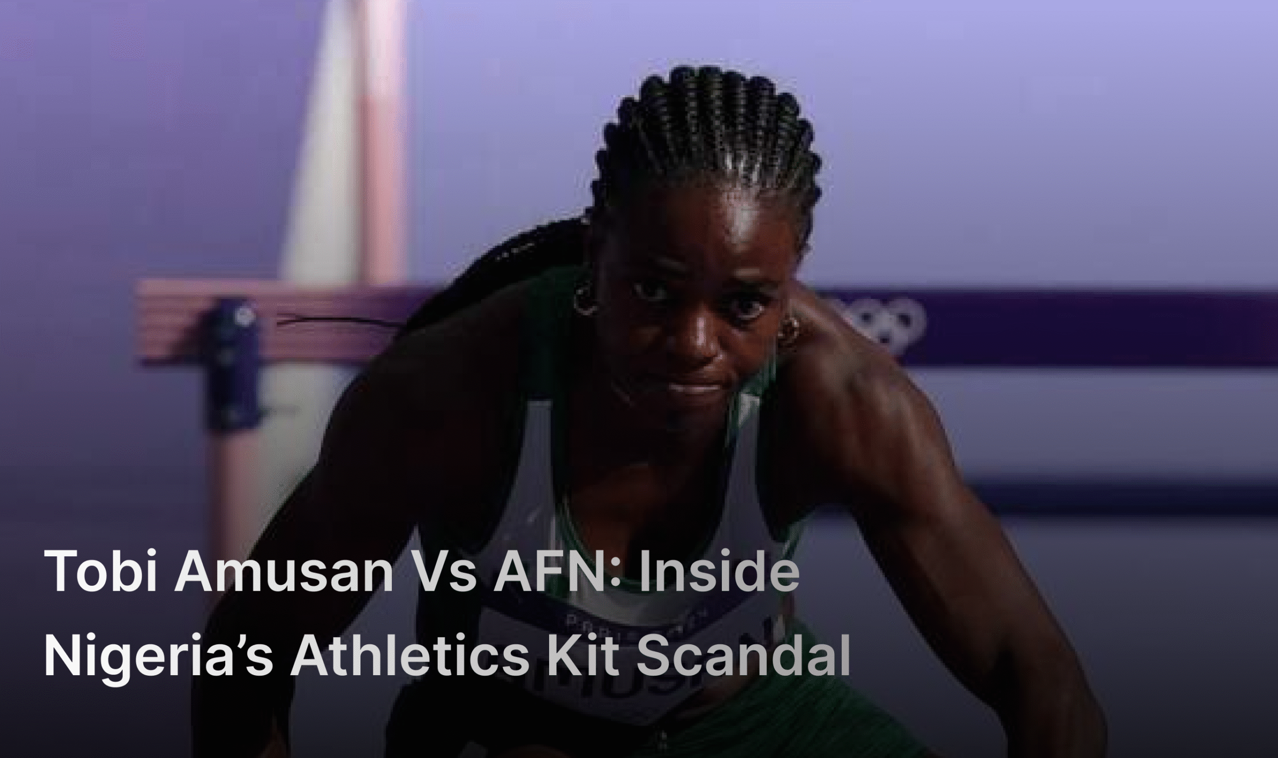 Tobi Amusan vs AFN